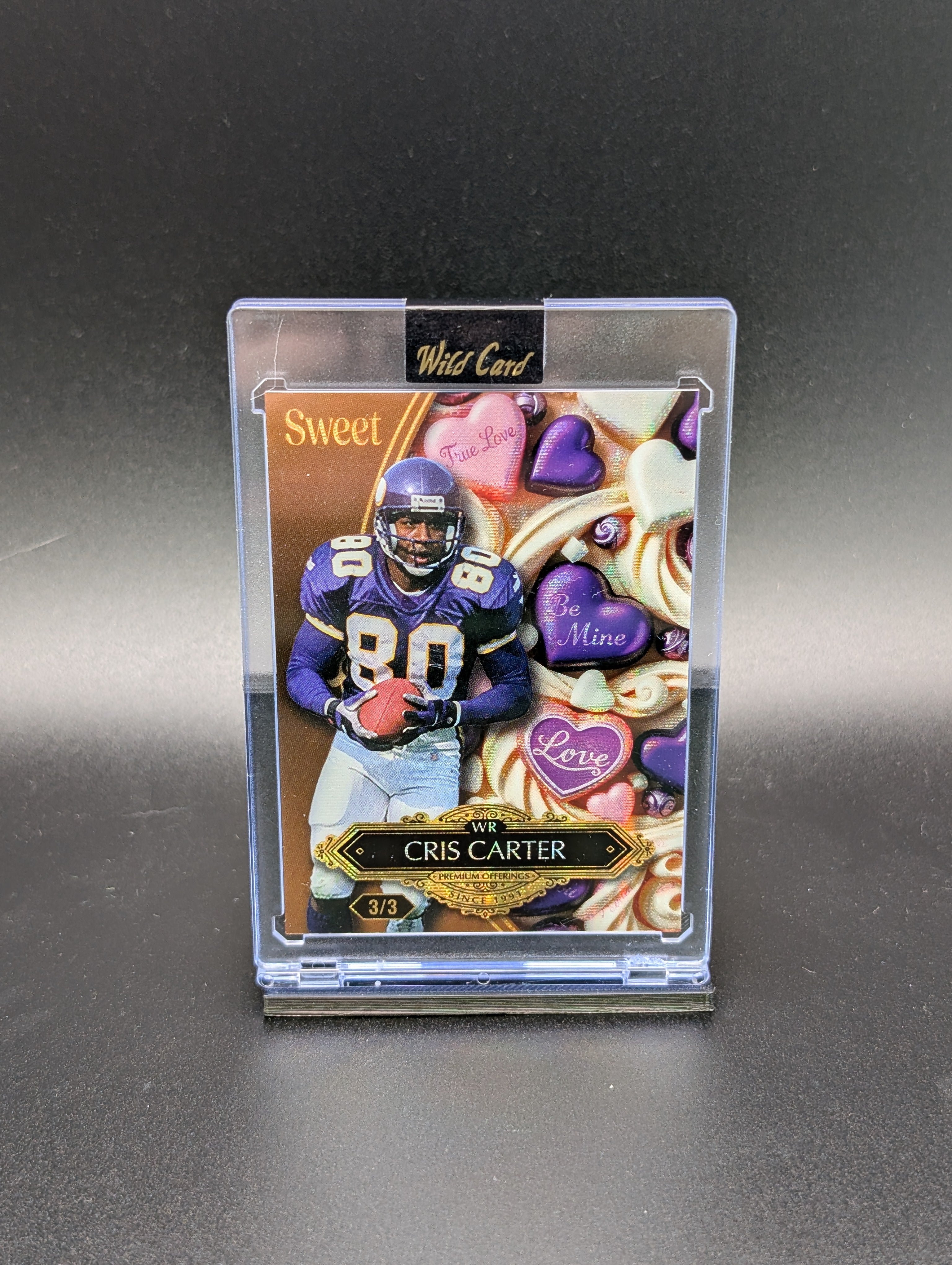 Cris Carter – 2026 Wild Card Sweets | 3/3 Parallel | Football