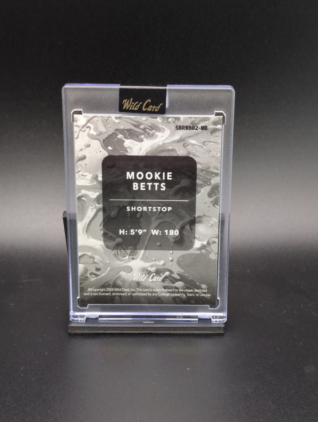 Mookie Betts – 2024 Wild Card Splat | 1/1 PRC Parallel | Baseball