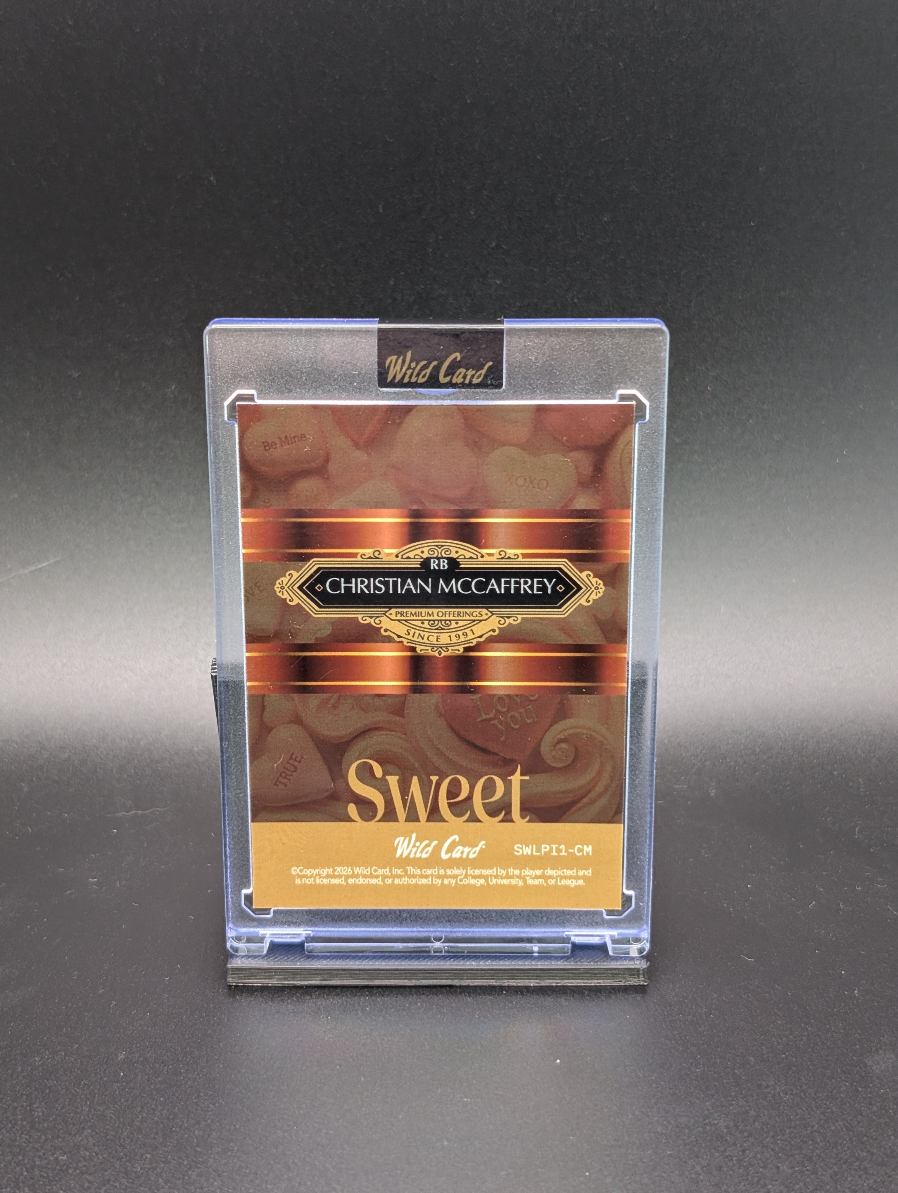 Christian McCaffrey – 2026 Wild Card Sweets | 1/2 Parallel | Football