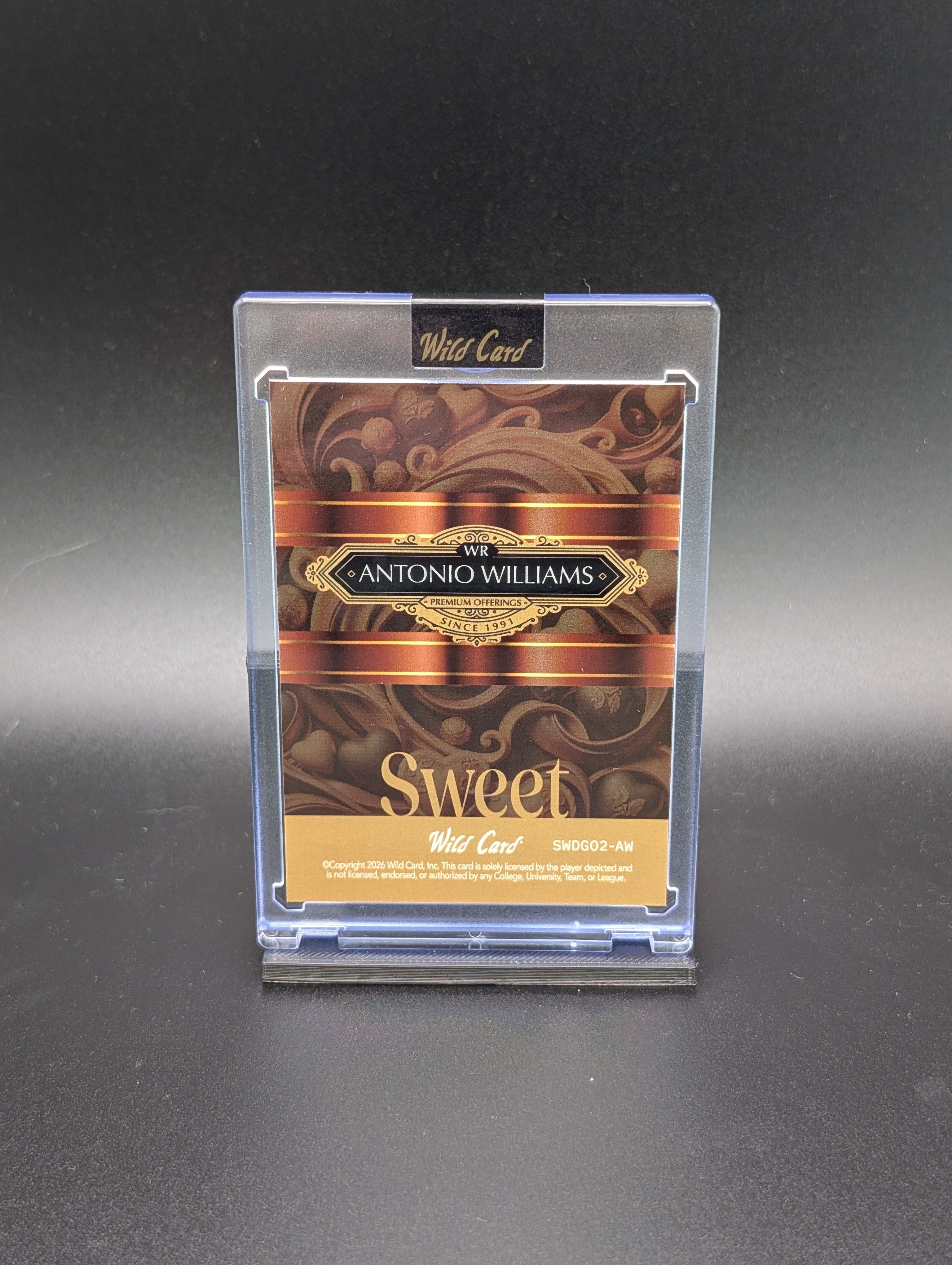 Antonio Williams – 2026 Wild Card Sweets | Rookie 1/2 Parallel | Football