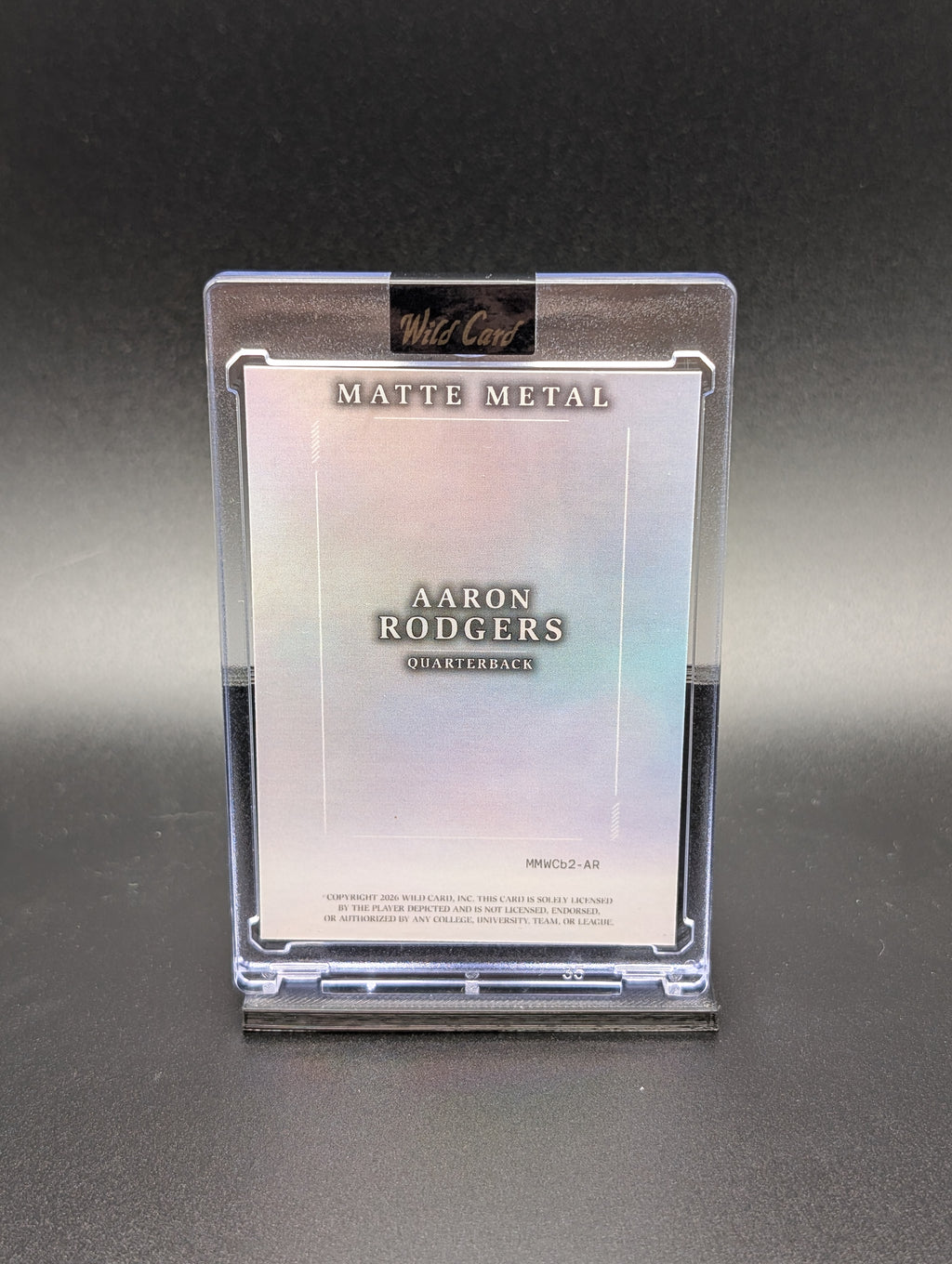 Aaron Rodgers – 2026 Wild Card Matte Metal | 2/10 Parallel | Football