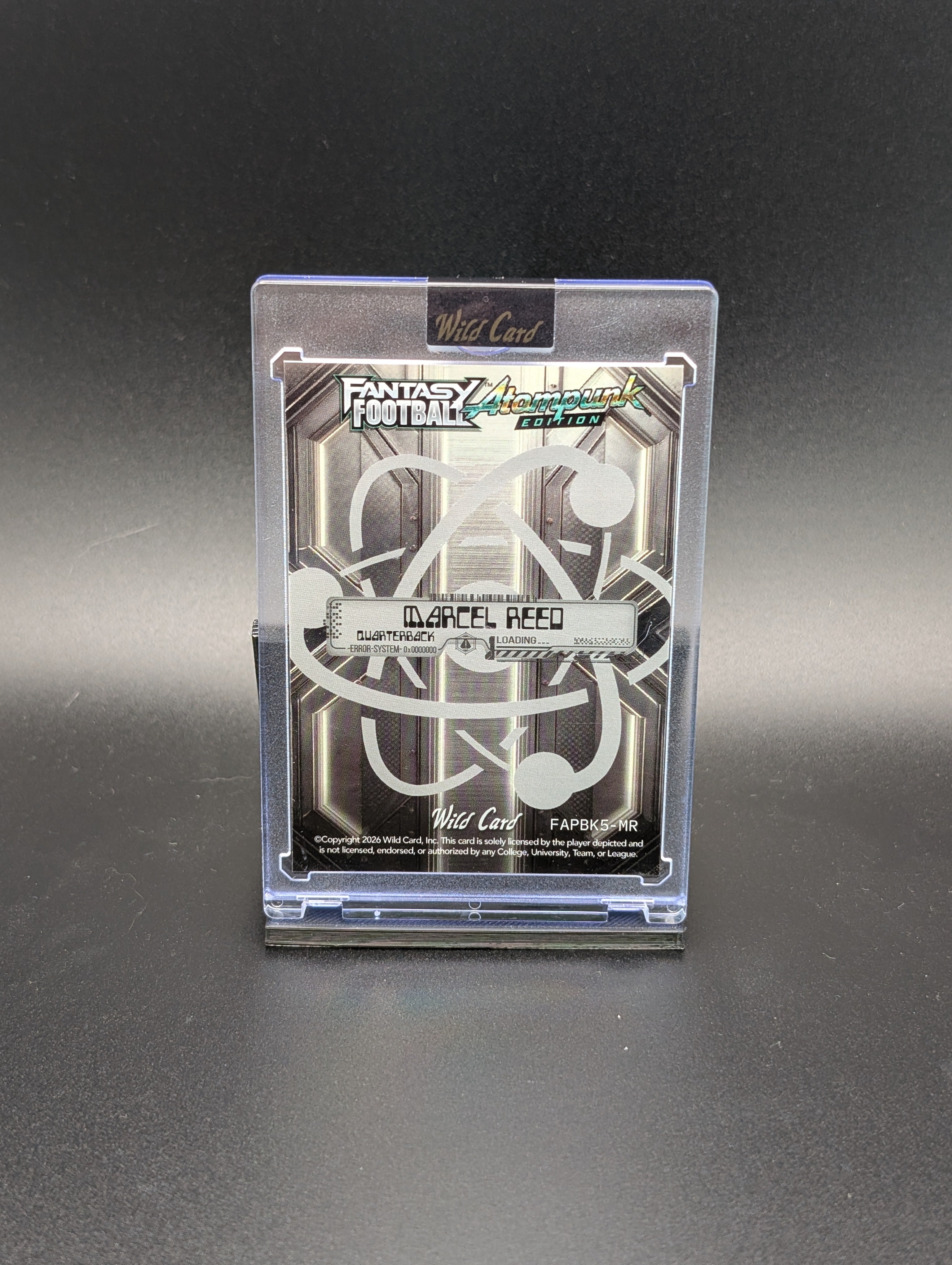 Marcel Reed – 2026 Wild Card Atompunk | Rookie 1/1 PRC | Football