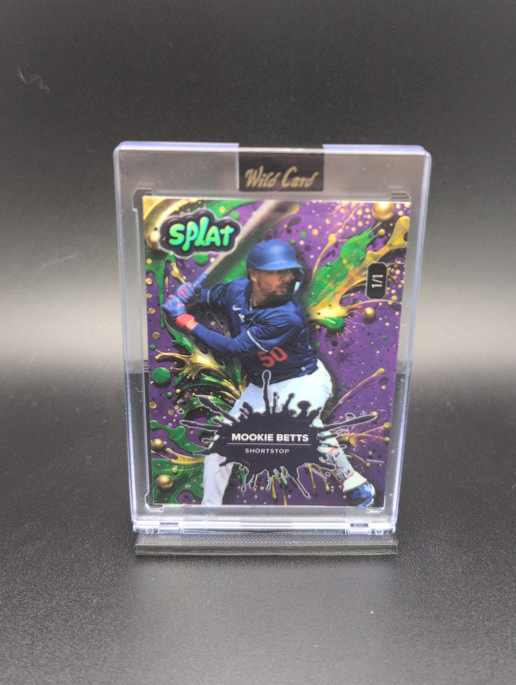 Mookie Betts – 2024 Wild Card Splat | 1/1 Parallel | Baseball