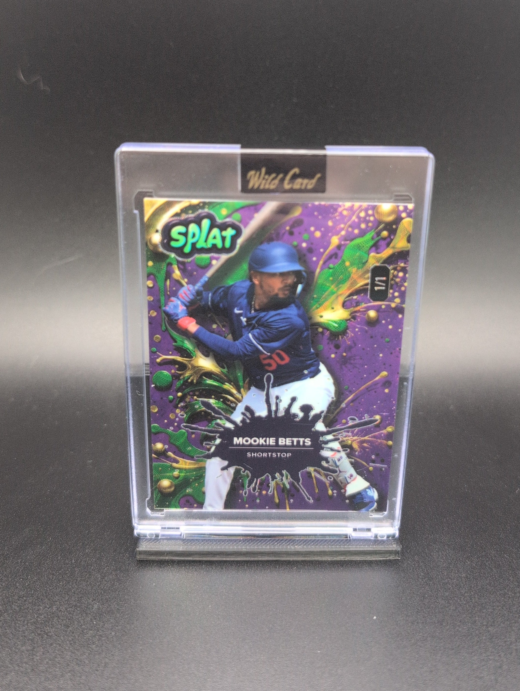 Mookie Betts – 2024 Wild Card Splat | 1/1 Parallel | Baseball
