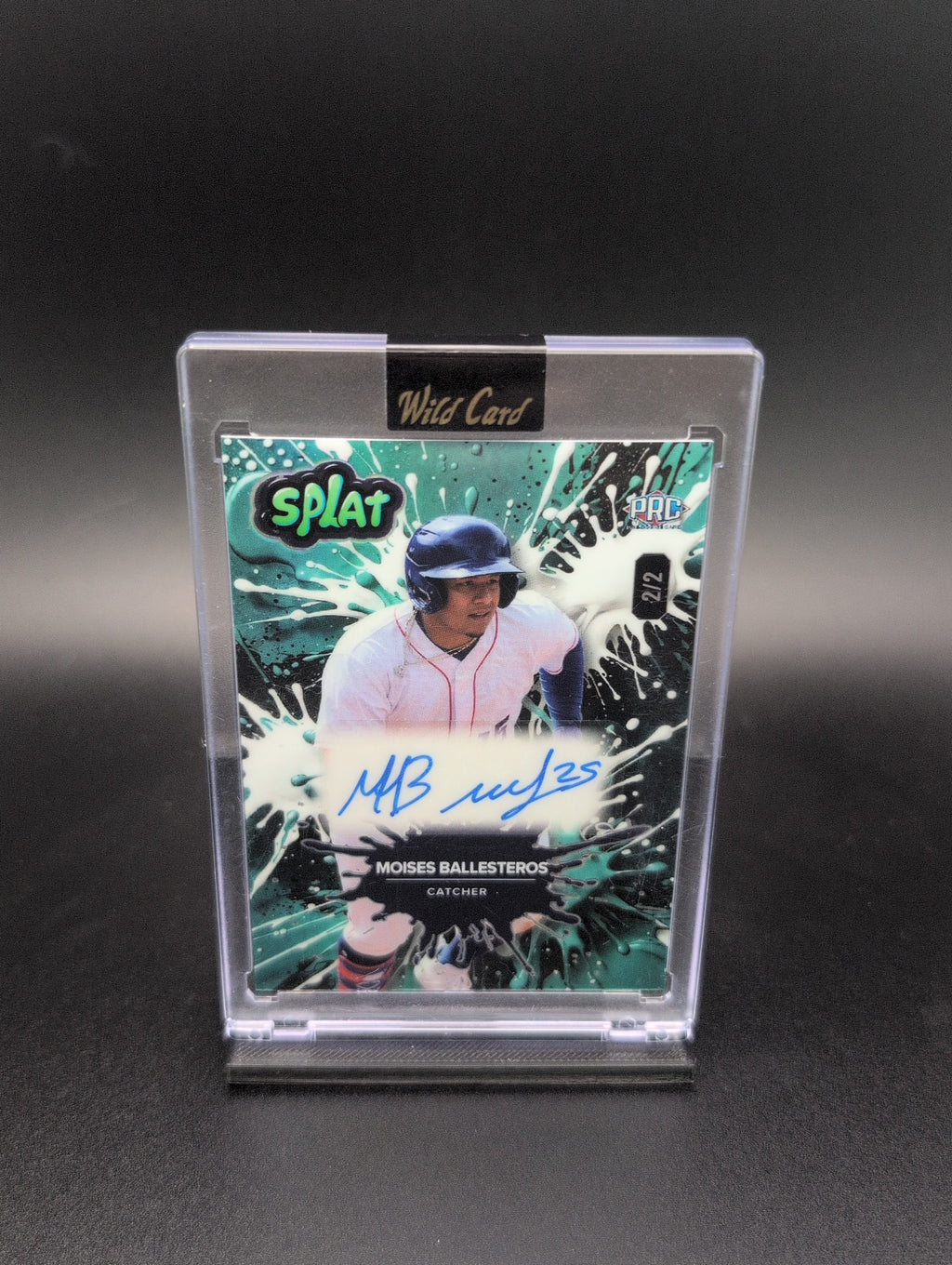 Moises Ballesteros – 2024 Wild Card Splat | Auto 2/2 PRC | Baseball