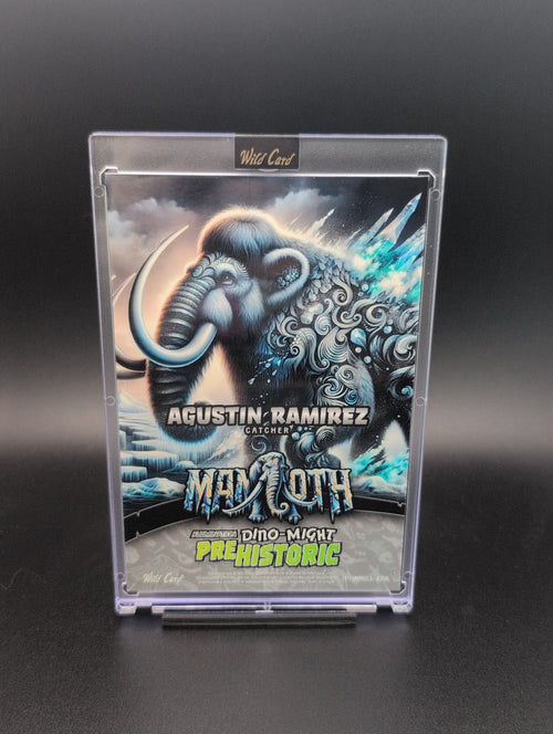 Agustin Ramirez – 2024 Wild Card Prehistoric | Rookie Auto 1/1 | Mammoth | Baseball