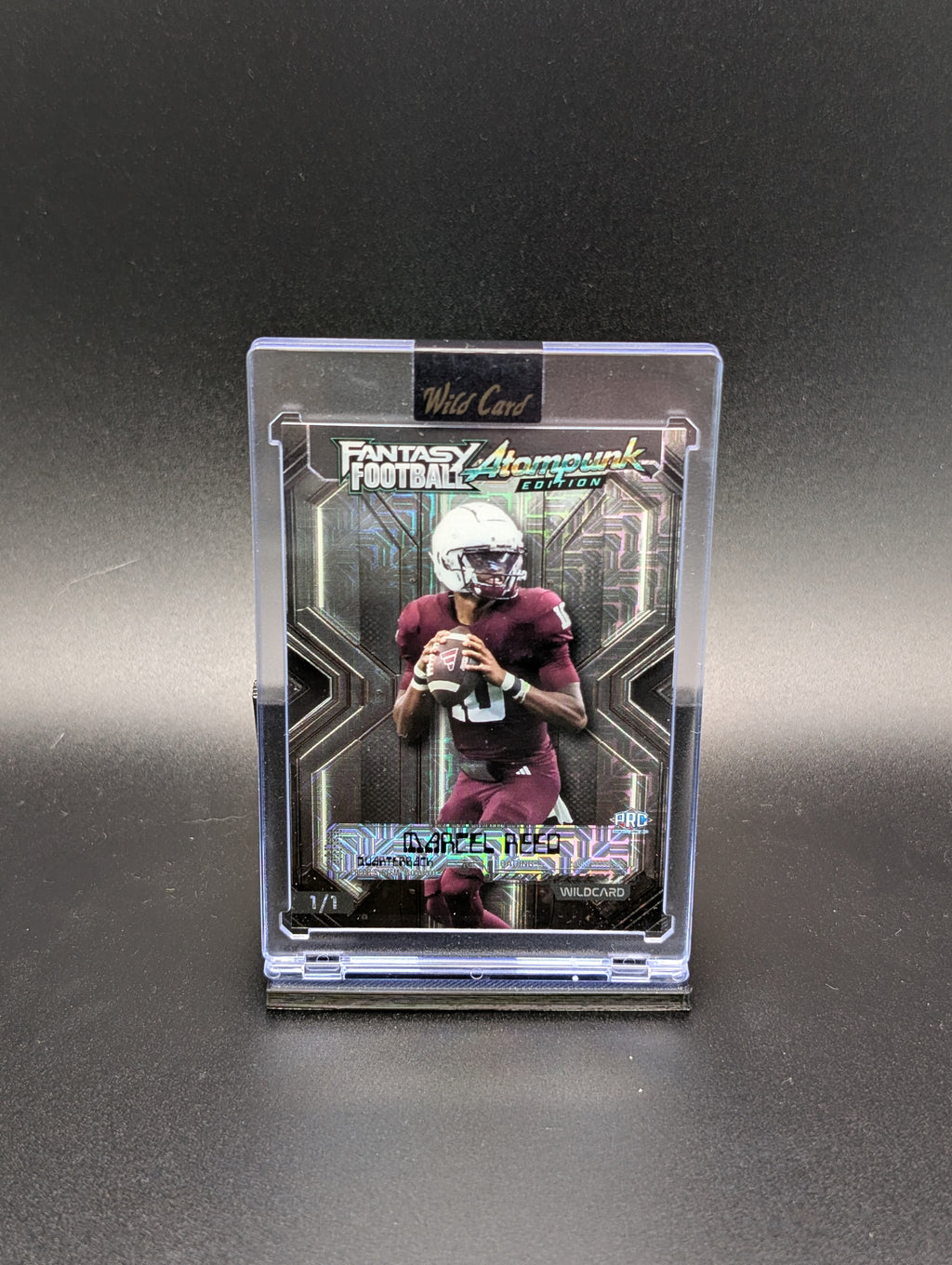 Marcel Reed – 2026 Wild Card Atompunk | Rookie 1/1 PRC | Football