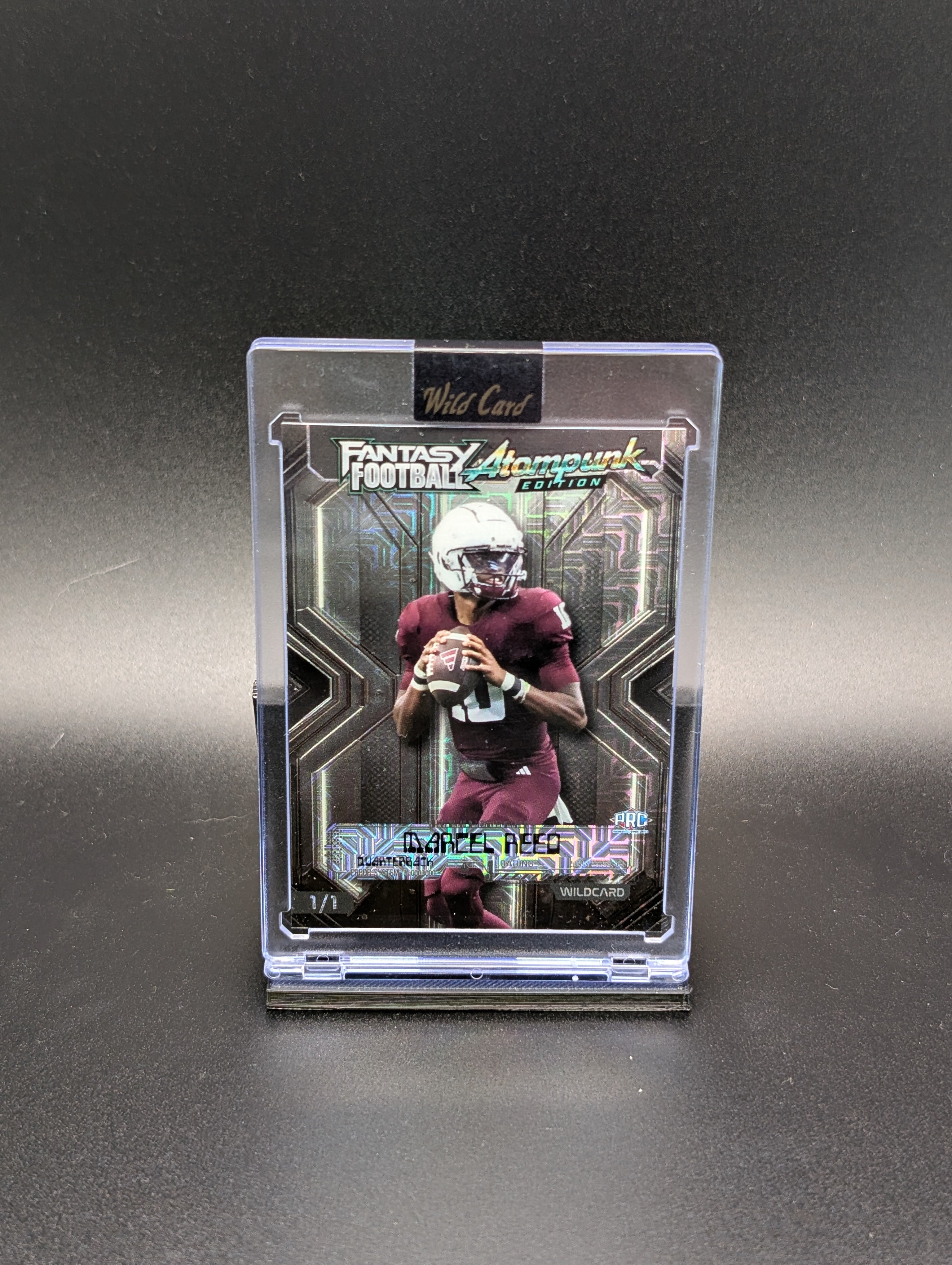Marcel Reed – 2026 Wild Card Atompunk | Rookie 1/1 PRC | Football