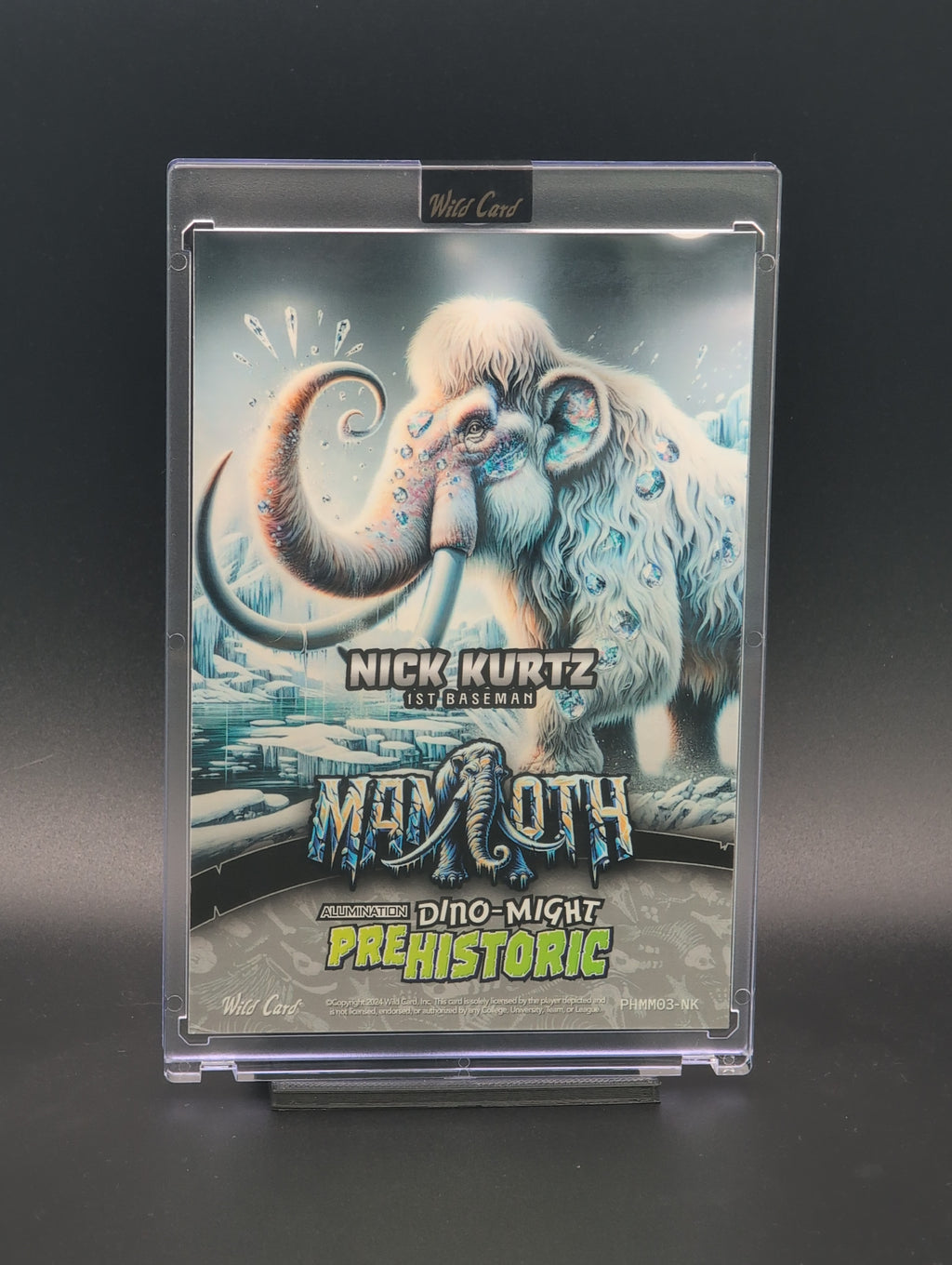 Nick Kurtz – 2024 Wild Card Prehistoric Mammoth | 1/1 PRC Parallel | Baseball