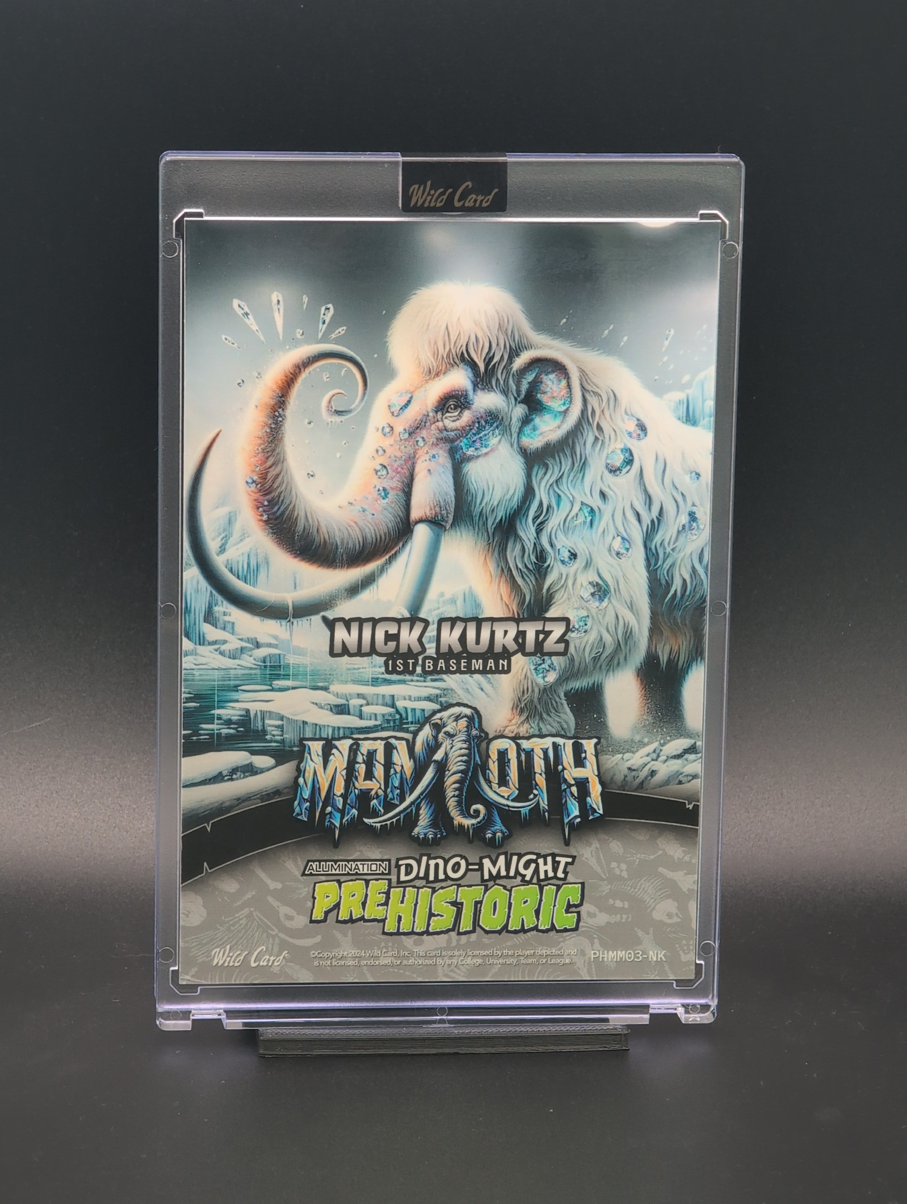 Nick Kurtz – 2024 Wild Card Prehistoric Mammoth | 1/1 PRC Parallel | Baseball