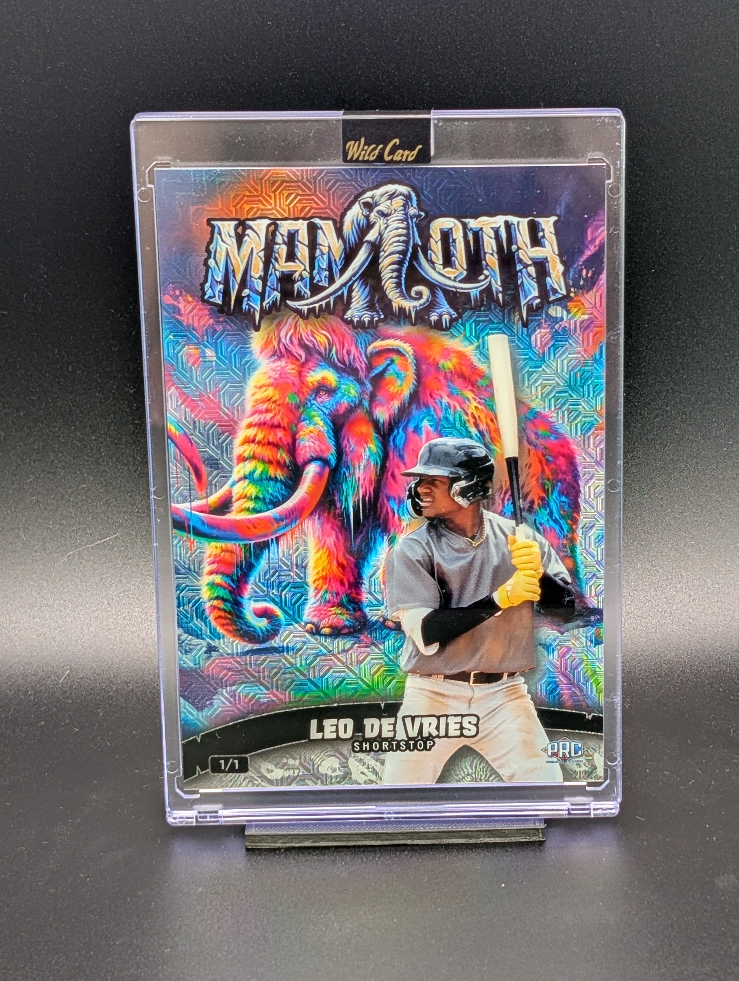 Leo De Vries – 2024 Wild Card Prehistoric Mammoth | Rookie PRC 1/1 | Baseball