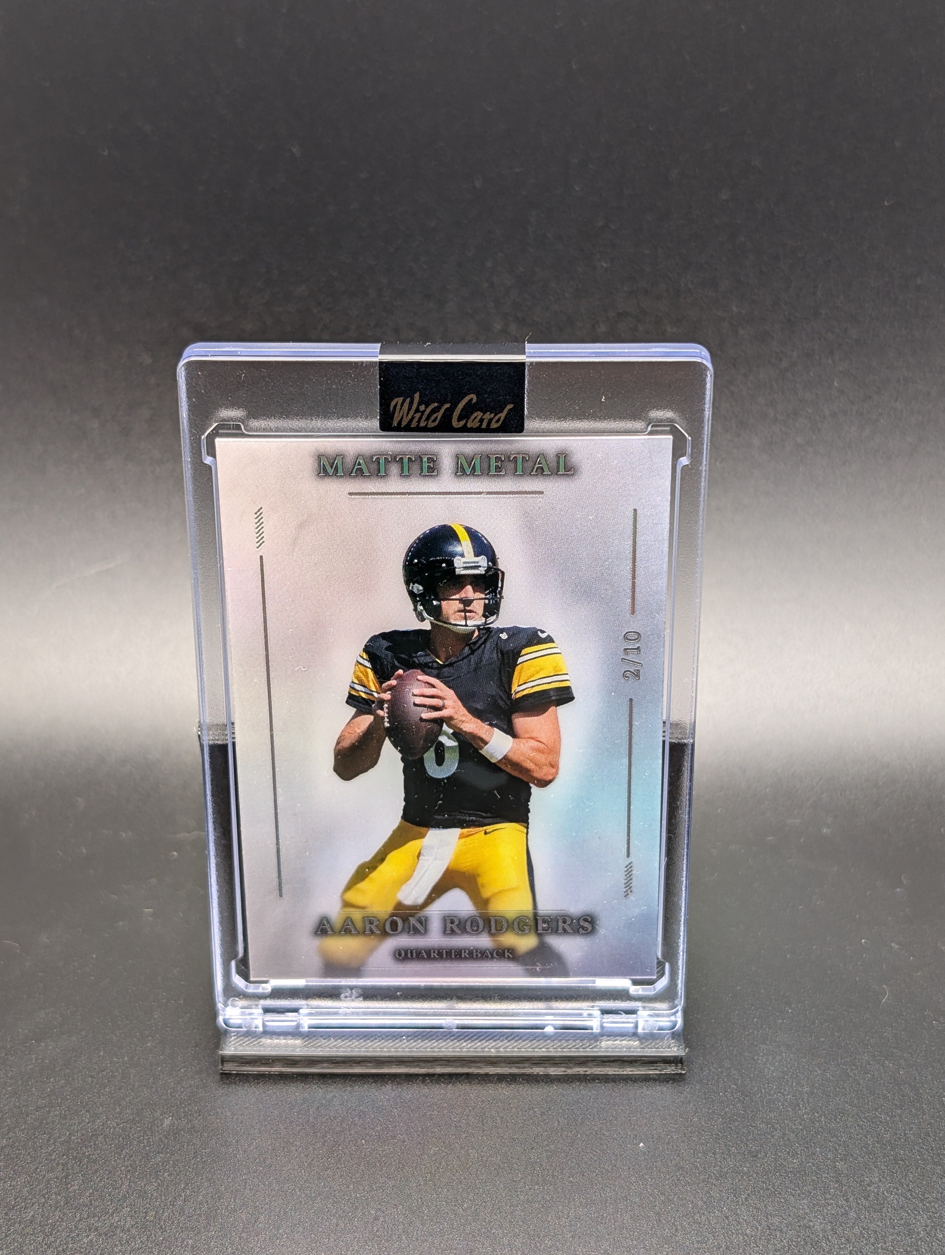 Aaron Rodgers – 2026 Wild Card Matte Metal | 2/10 Parallel | Football