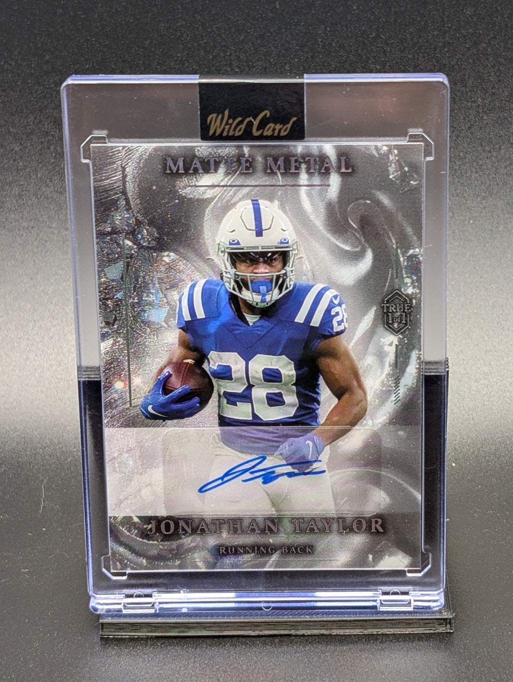 Jonathan Taylor – 2026 Wild Card Matte Metal | True 1/1 Auto | Football