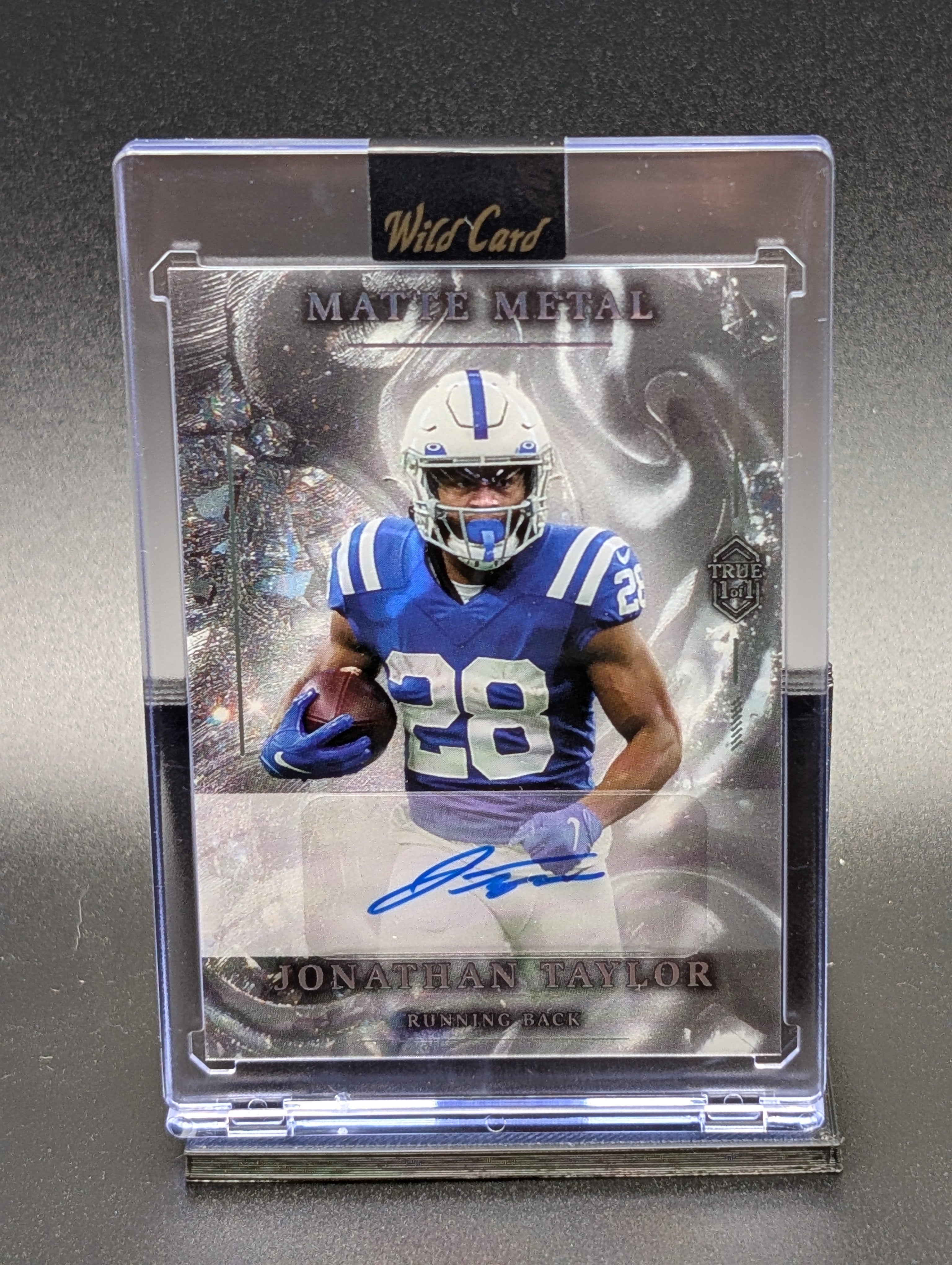 Jonathan Taylor – 2026 Wild Card Matte Metal | True 1/1 Auto | Football