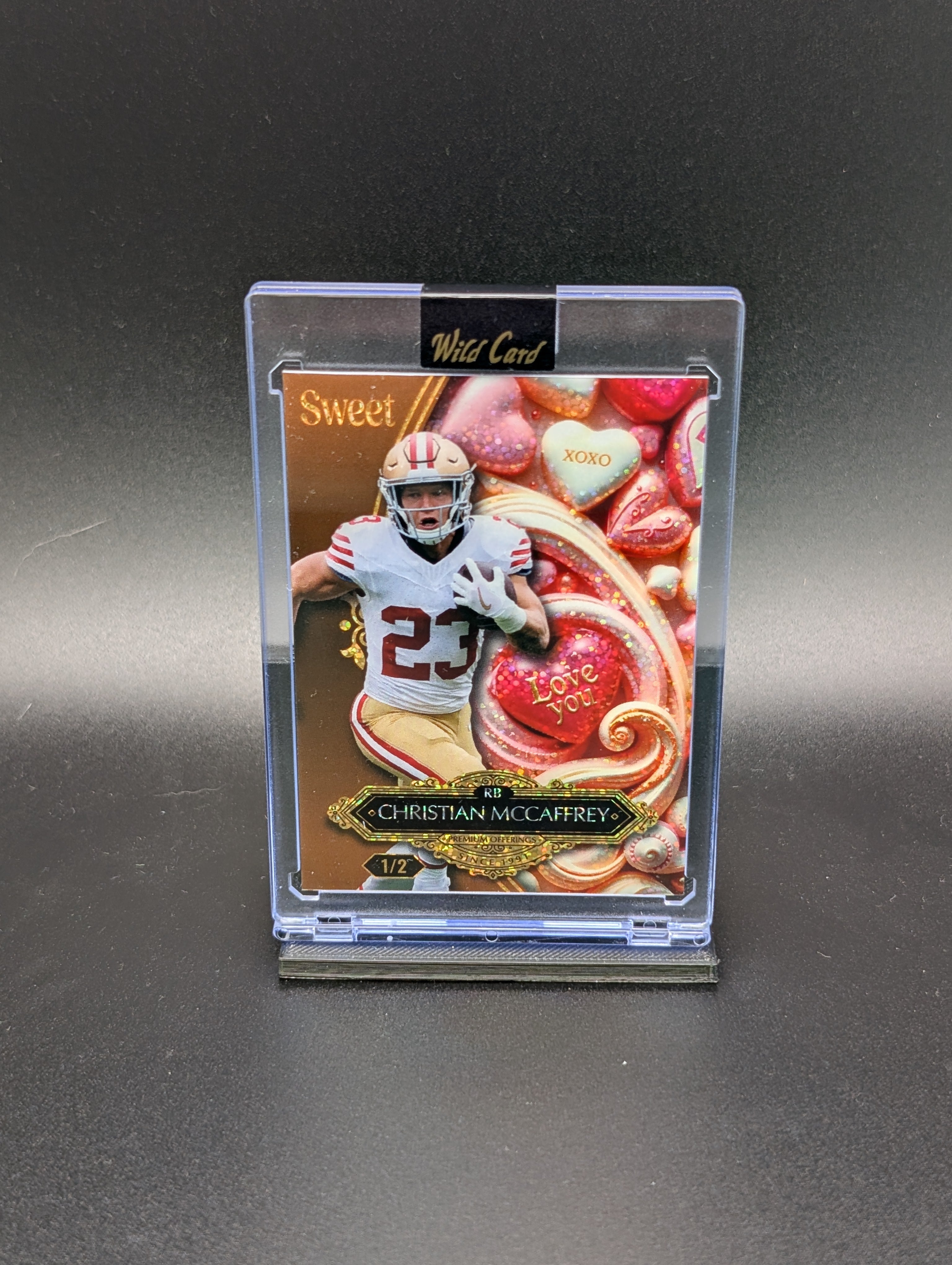 Christian McCaffrey – 2026 Wild Card Sweets | 1/2 Parallel | Football