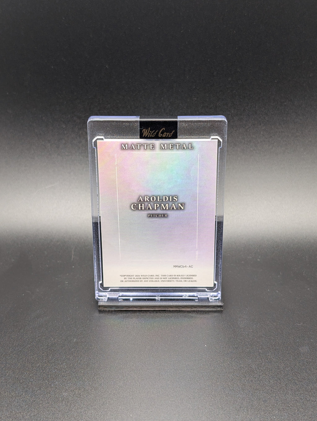 Aroldis Chapman – 2026 Wild Card Matte Metal | 6/10 Parallel | Baseball