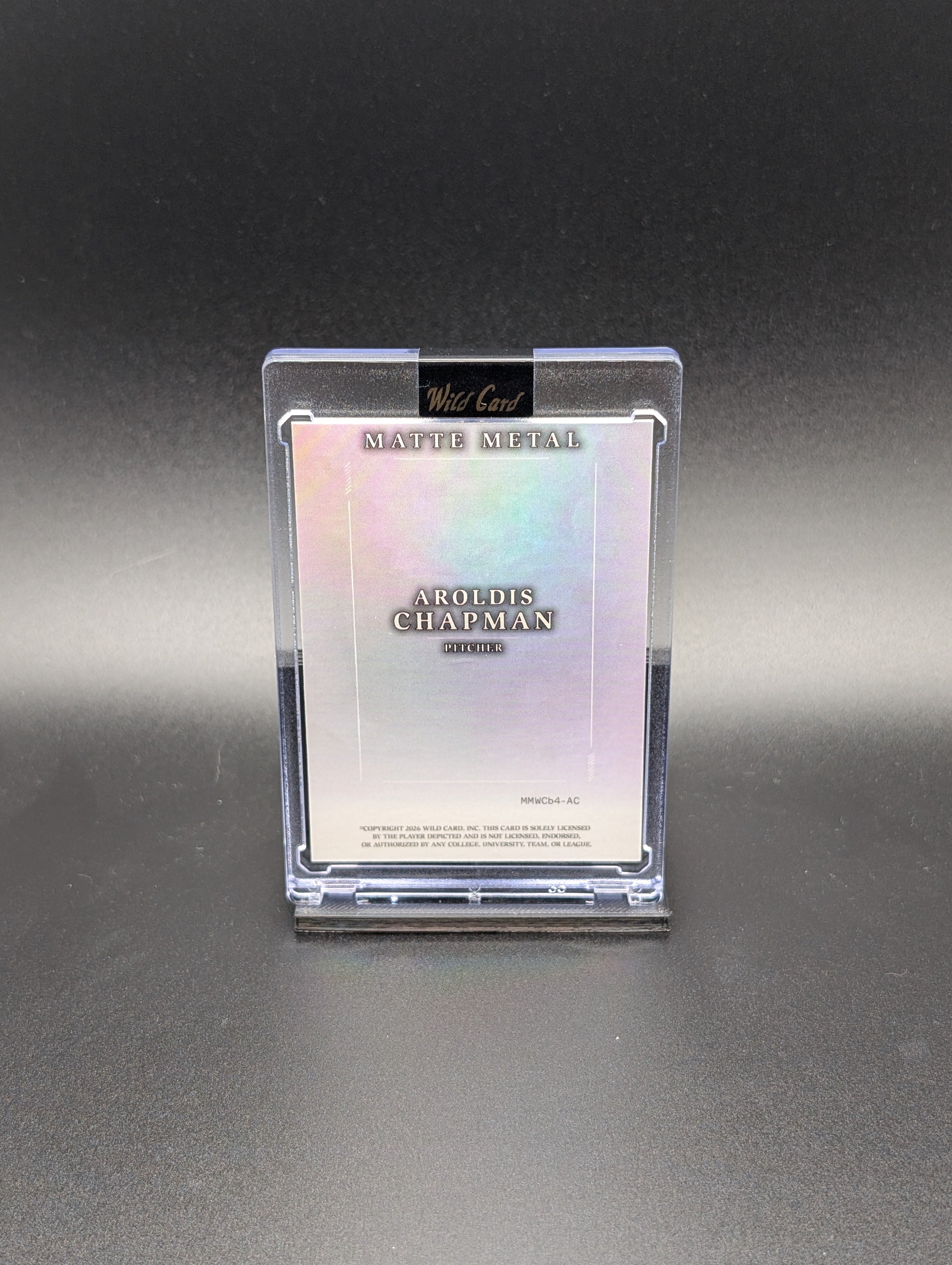 Aroldis Chapman – 2026 Wild Card Matte Metal | 6/10 Parallel | Baseball