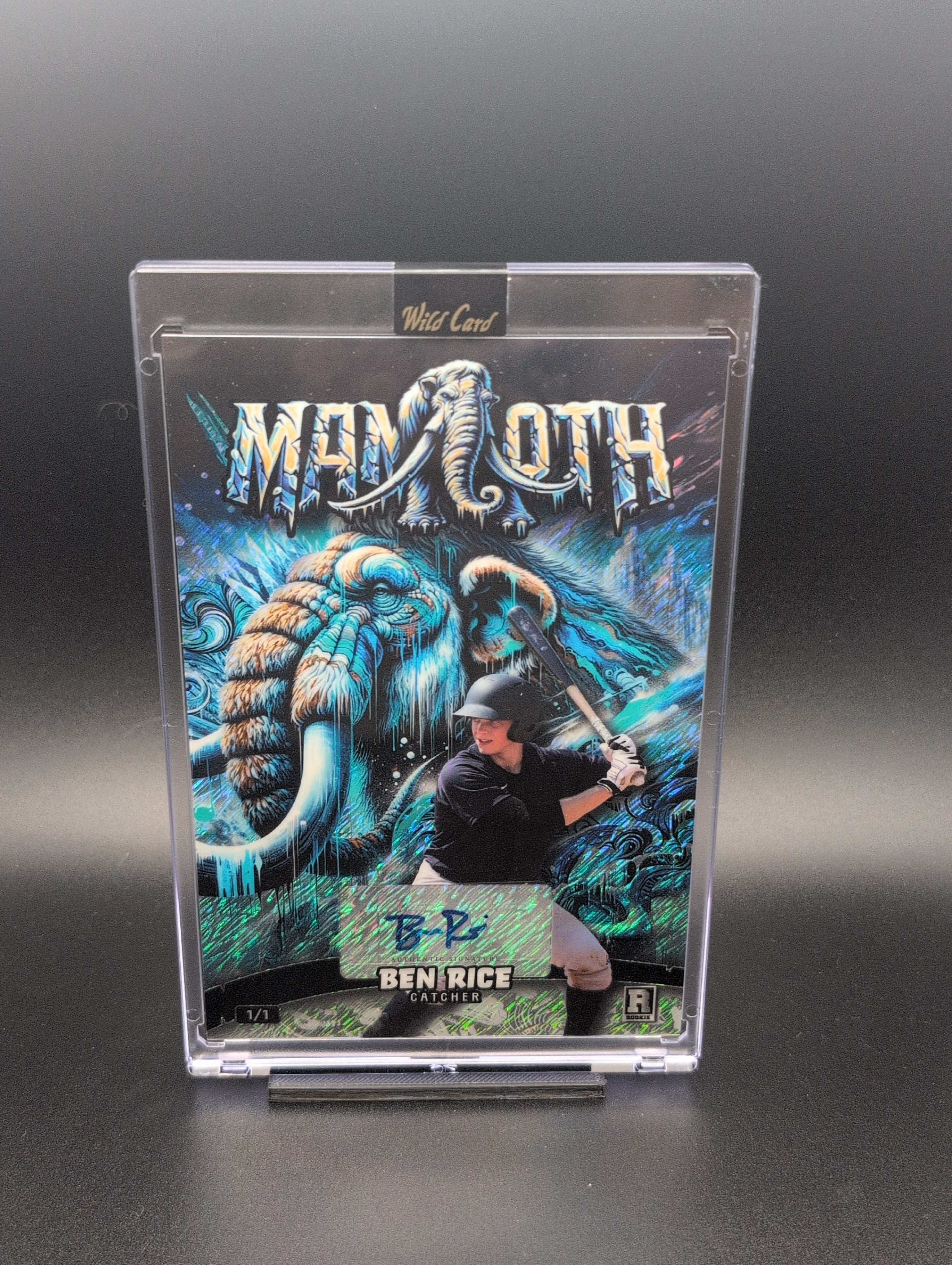 Ben Rice – 2024 Wild Card Prehistoric Mammoth | Rookie Auto 1/1 | Baseball