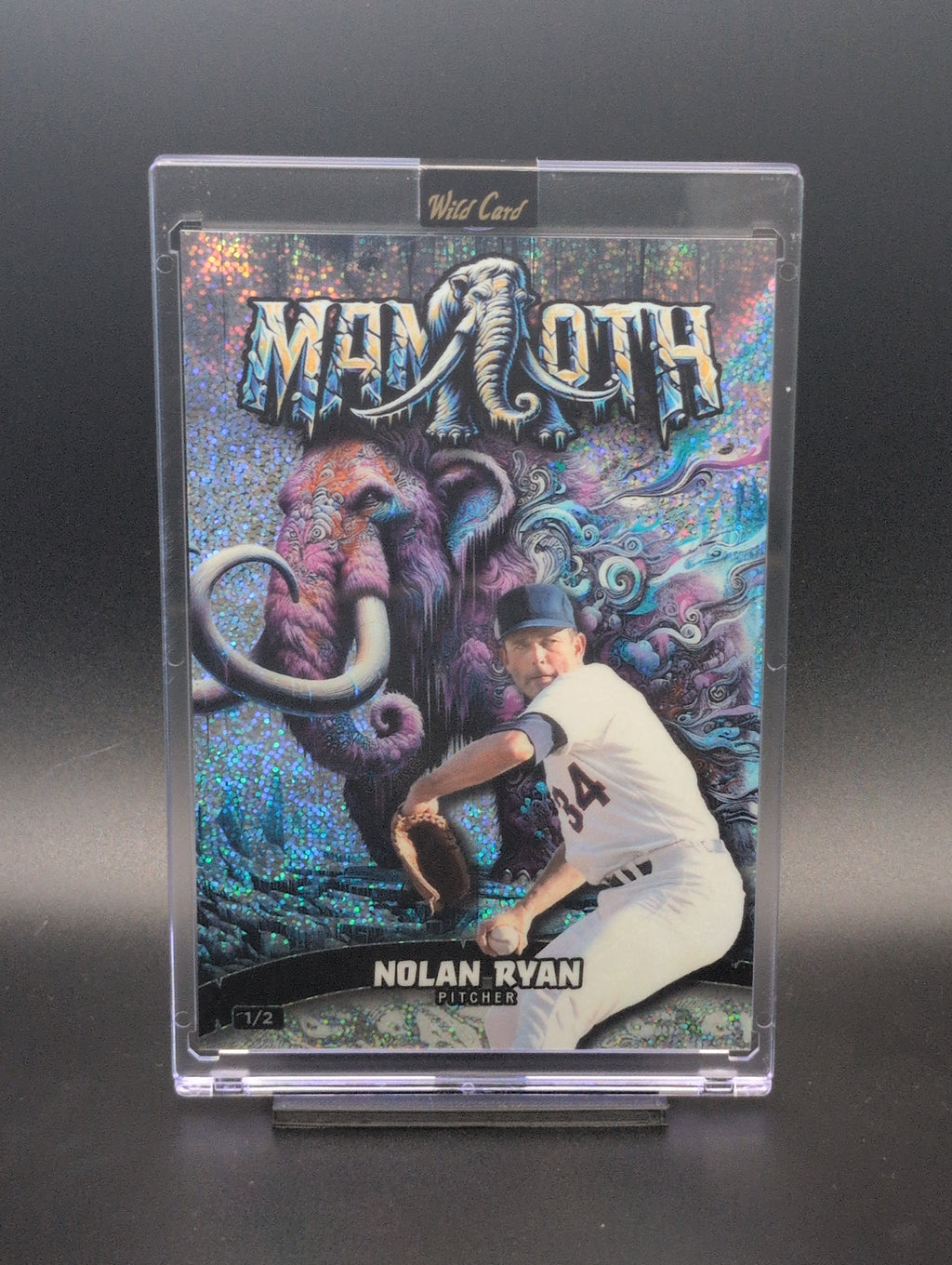 Nolan Ryan – 2024 Wild Card Prehistoric Mammoth | 1/2 Parallel | Baseball
