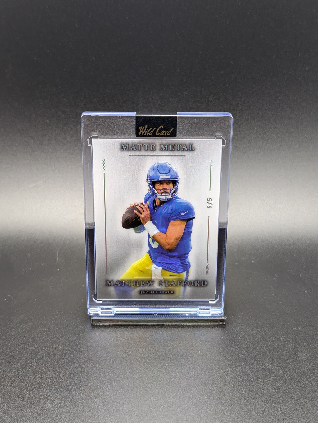 Matthew Stafford – 2026 Wild Card Matte Metal | 5/5 Parallel | Football