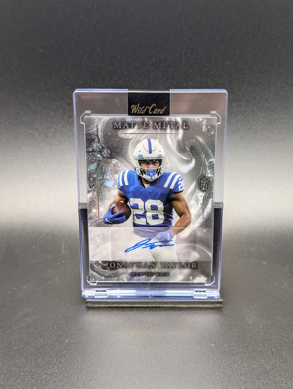 Jonathan Taylor – 2026 Wild Card Matte Metal | True 1/1 Auto | Football