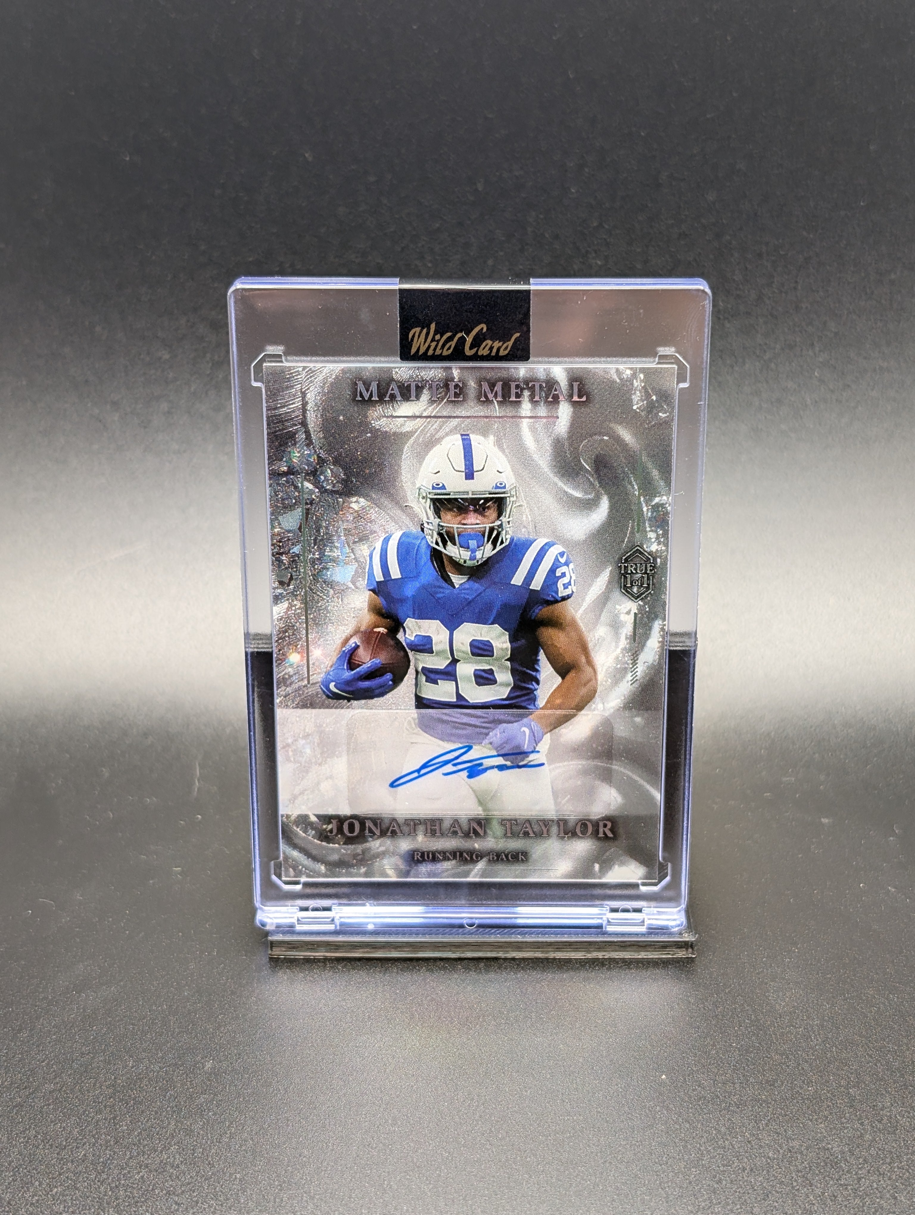 Jonathan Taylor – 2026 Wild Card Matte Metal | True 1/1 Auto | Football