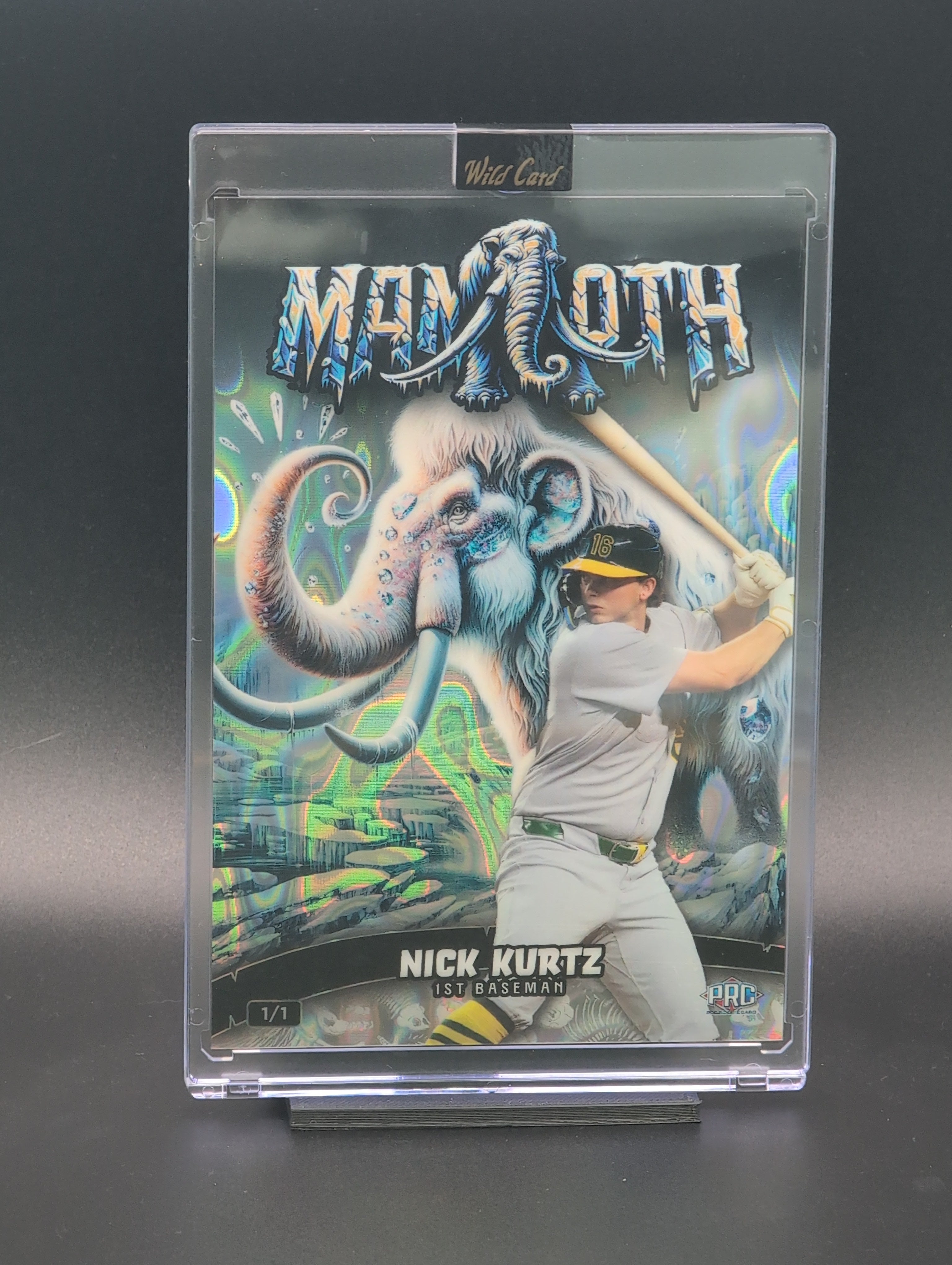Nick Kurtz – 2024 Wild Card Prehistoric Mammoth | 1/1 PRC Parallel | Baseball
