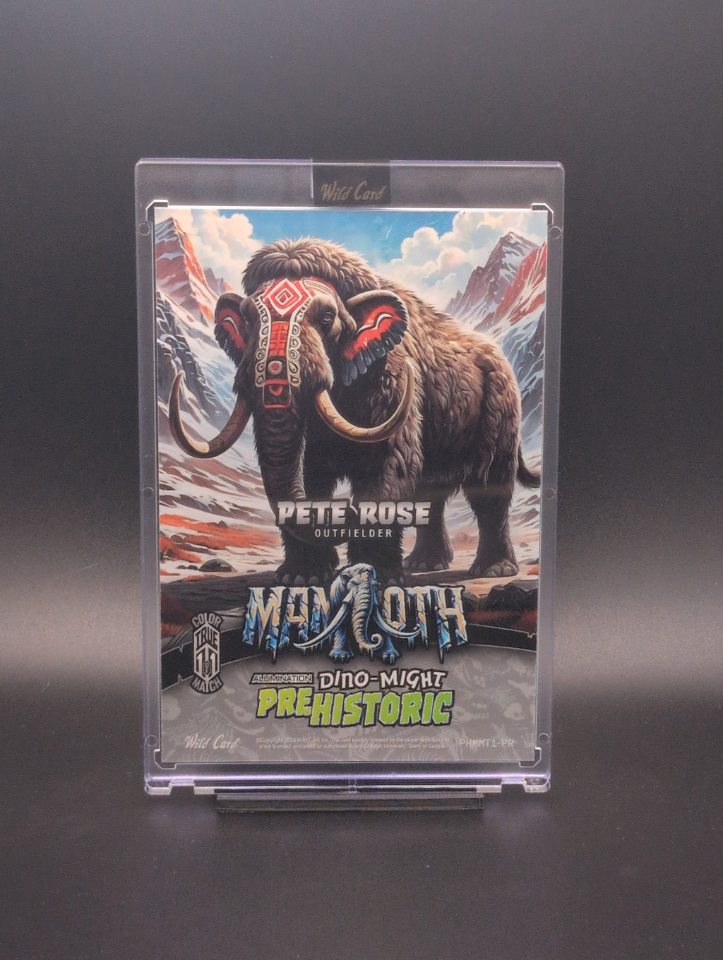 Pete Rose – 2024 Wild Card Prehistoric Mammoth | True 1/1 Color Match | Baseball